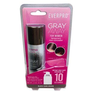 Everpro Gray Away Root Concealer Black / Dark Brown 1.5 Oz